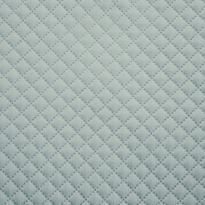 tecido azul claro acolchoado com padrão de losangos
