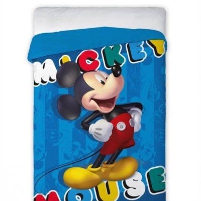 Colcha infantil com estampa do Mickey Mouse colorido