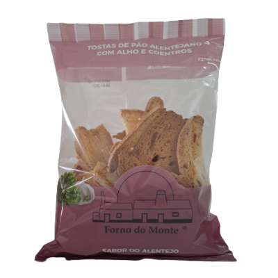 Tostinhas de Alho e Coentros