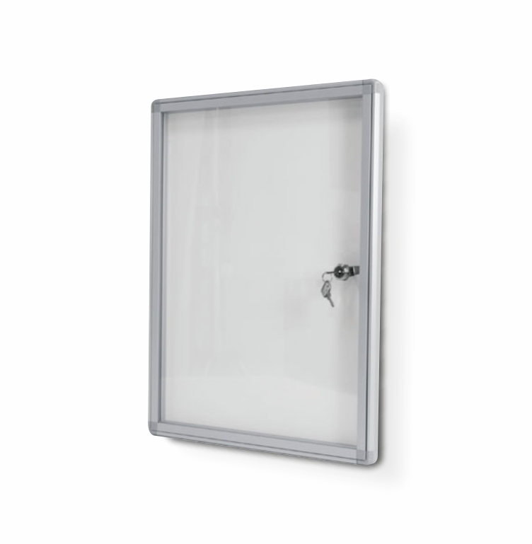 Vitrine | Hasselt Armário de exposição com porta de vidro e fechadura