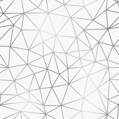 Padrão geométrico branco com linhas cinzentas formando triângulos