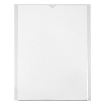 Embalagem branca retangular simples com abas laterais