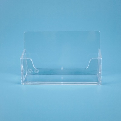 Expositor transparente para cartões de visita em acrílico