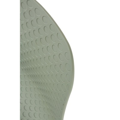 Traseira cinza texturizada de cadeira com bolhas em relevo