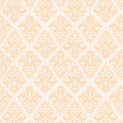 Papel de parede com padrão damasco bege e creme