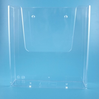 Suporte transparente para documentos em plástico