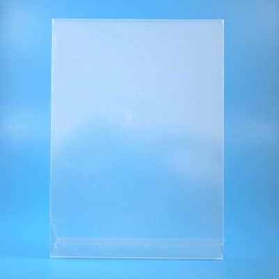 Suporte de acrílico transparente retangular com base