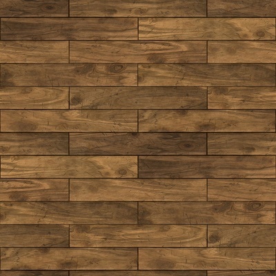 Revestimento de madeira com tábuas castanhas e textura natural