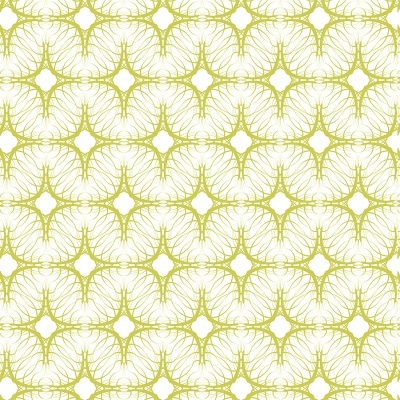 Papel de parede padrão geométrico verde claro sobre fundo branco