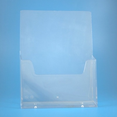 Suporte acrílico transparente para folhetos