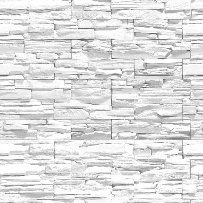 Painéis de pedra artificial brancos para parede decorativa