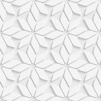 Padrão branco geométrico em relevo com formas de losango