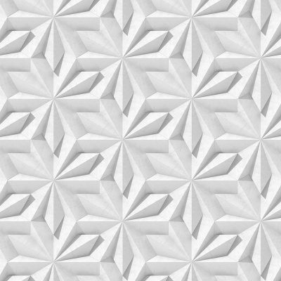 Padrão geométrico em relevo branco e cinza