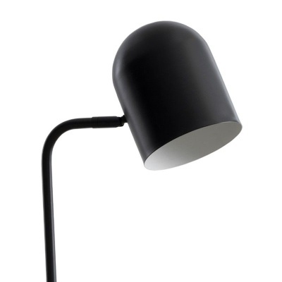 Candeeiro de leitura preto com interior branco