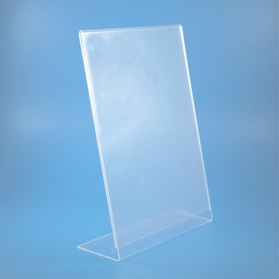 Suporte transparente em acrílico para documentos