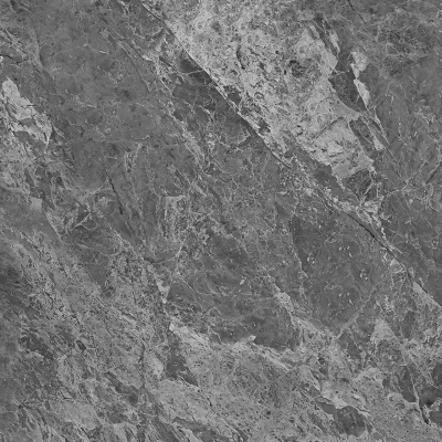 Superfície de mármore cinzenta com veios brancos