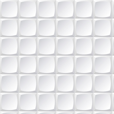 Padrão mosaico cerâmico branco com azulejos quadrados e textura tridimensional