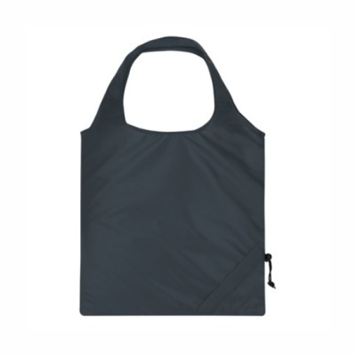 Sacola preta dobrável com alças largas