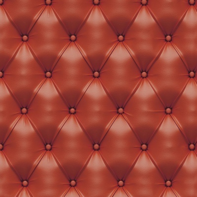 Padrão capitonê de couro castanho-avermelhado acolchoado com botões