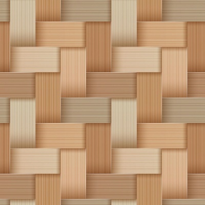 Padrão trançado de madeira em tons naturais com textura visível