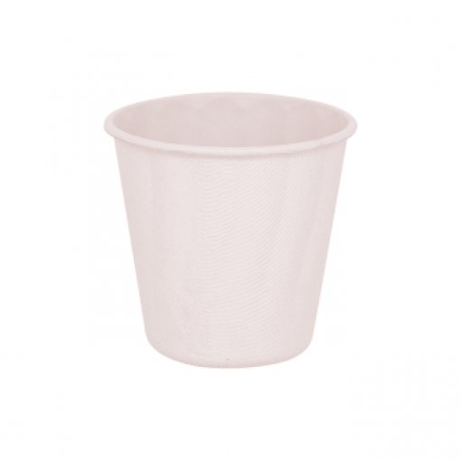 copo descartável cinzento claro de plástico com textura fina