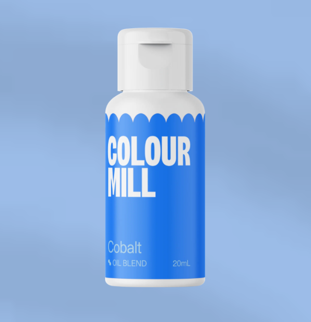 Corante Colour Mill Cobalt - 20ml Frasco azul e branco de mistura de óleo COLOUR MILL Cobalt 20mL