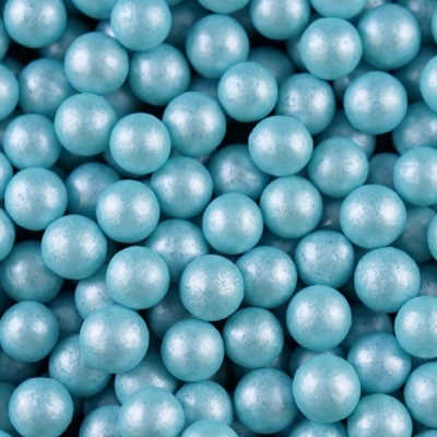 Esferas azuis claras com textura brilhante agrupadas