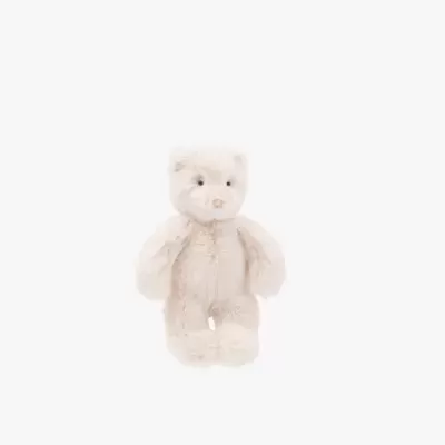 Ursinho de peluche branco macio
