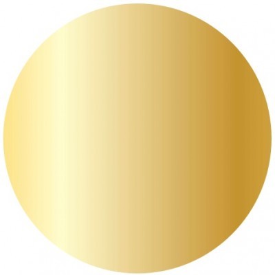 Círculo com gradiente amarelo dourado