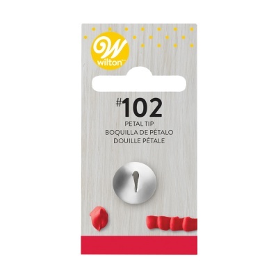Bico metálico para decoração de bolos e embalagem Wilton #102