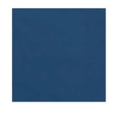 Guardanapo azul quadrado de papel com textura
