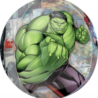 Bola de praia com estampa do Hulk dos Avengers