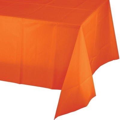 Toalha de mesa retangular laranja