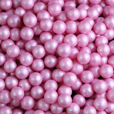 Pequenas bolinhas peroladas rosa