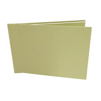 Carteira horizontal verde claro em material semelhante a pele