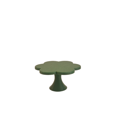 Suporte para bolo verde em forma de árvore