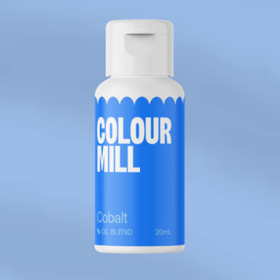 Frasco azul e branco de mistura de óleo COLOUR MILL Cobalt 20mL