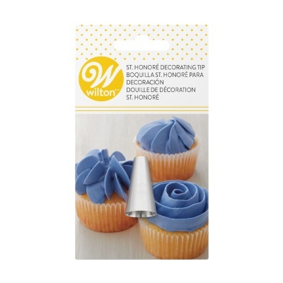Pacote de bico de decoração Wilton St. Honoré com cupcakes decorados