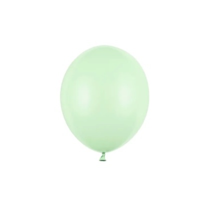 Balão verde claro liso e brilhante
