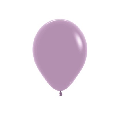 Balão lilás de látex brilhante com nó