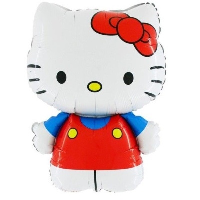 Balão metálico da personagem Hello Kitty