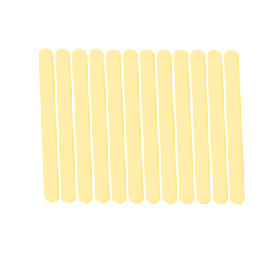 Palitos de gelado de madeira alinhados