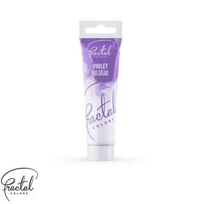 Tubo de corante alimentar em gel violeta Fractal Colors