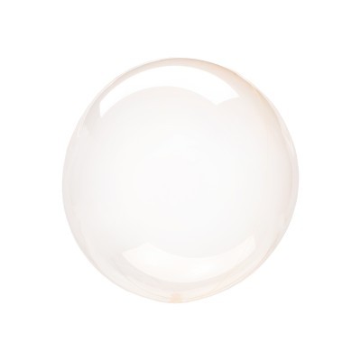 Bola de cristal transparente redonda