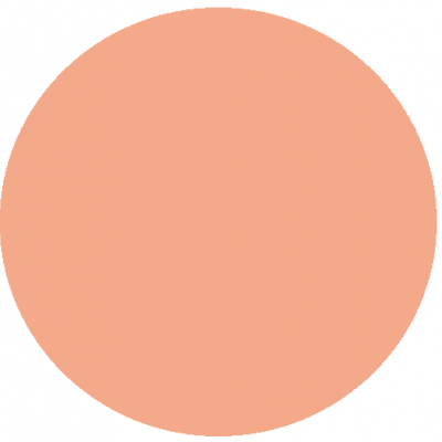 Superfície circular lisa cor pêssego