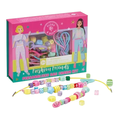 Kit de personalização de bijuterias Fashion Friends com contas coloridas