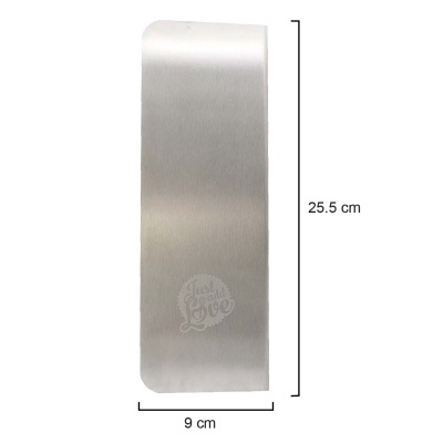 Templo de aço inoxidável com inscrição Just for Love