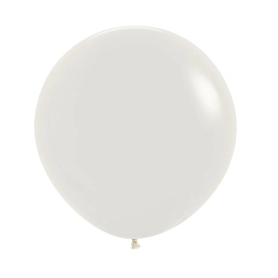 Balão branco de látex