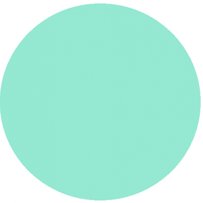 Círculo verde água liso