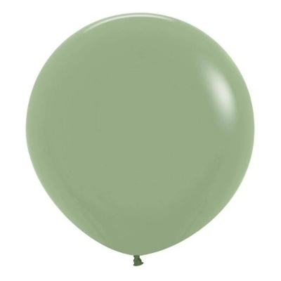 Balão verde claro de látex brilhante